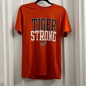 Nike Dri-Fit Athletic T-Shirt “Tiger Strong”, orange size Small